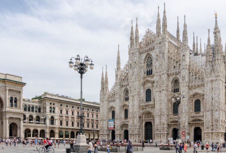 Milano Duomo With Milan Cathedral And Galleria Vittorio Emanuele II 2016 Scaled 740x500